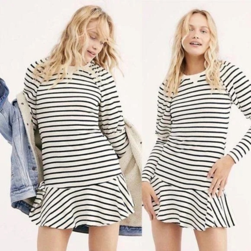 Free People x Saylor Lili Mini Sweater Dress, XS/Small